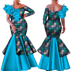 Wedding Party Dresses Traditional African Costumes - Fashionner