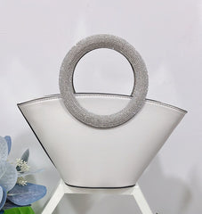 Diamond Round Handle Portable Basket Pack - Fashionner