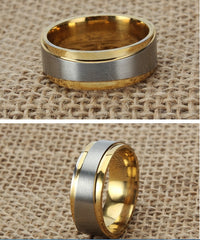 Titanium Steel Ring Fashion Diamond Stainless Steel Ring Couple Ring