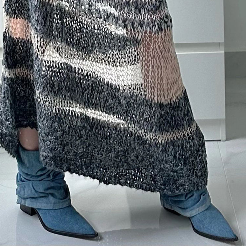 Thickened And Fashionable Pleated Denim Short Boots For Women - Fashionner