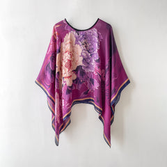 Silk Scarf Artificial Silk Sunscreen Scarf For Women Pullover Shawl - Fashionner