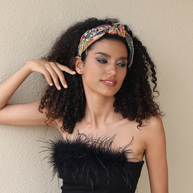 Retro Fashion Colored Diamond Versatile Hair Accessories - Fashionner