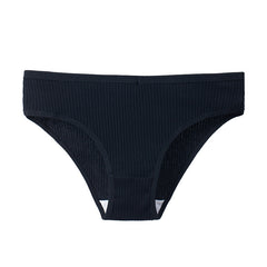 Women's Cotton Breathable Threaded Briefs - Fashionner