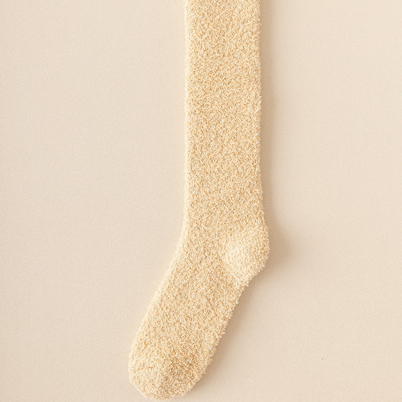 Lint-free Coral Fleece Socks Warm - Fashionner