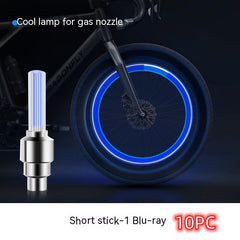 Neon Lights Tyre Wheel Valve Cap Light LED Car Tire Valve Caps Air Cover Tire Rim Valve Wheel Stem Cap Bike Light - Fashionner