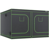 VEVOR 10x10 Grow Tent, 120'' X 120'' X 80'', High Reflective 600D Mylar Hydroponic Growing Tent With Observation Window, Tool Bag And Floor Tray For Indoor Plants Growing