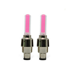 Neon Lights Tyre Wheel Valve Cap Light LED Car Tire Valve Caps Air Cover Tire Rim Valve Wheel Stem Cap Bike Light - Fashionner