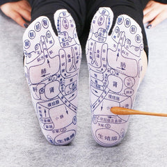 Reflexology Socks - Foot Massage Socks - Massage Relieve Tired Feet Socks Acupressure Foot Massager Reflexology Socks Foot Point Sock Foot Point Tool Physiotherapy Sock
