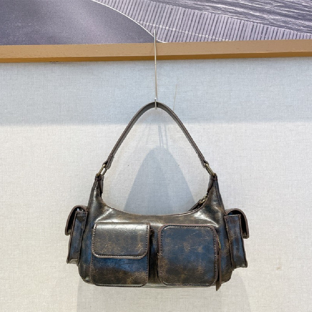 Simple One-shoulder Underarm Tote Bag - Fashionner