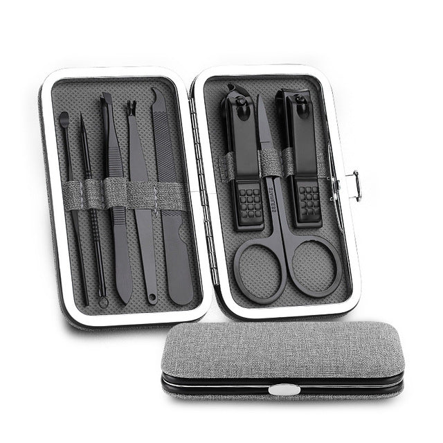 Manicure tool nail clipper 8 piece set - Fashionner
