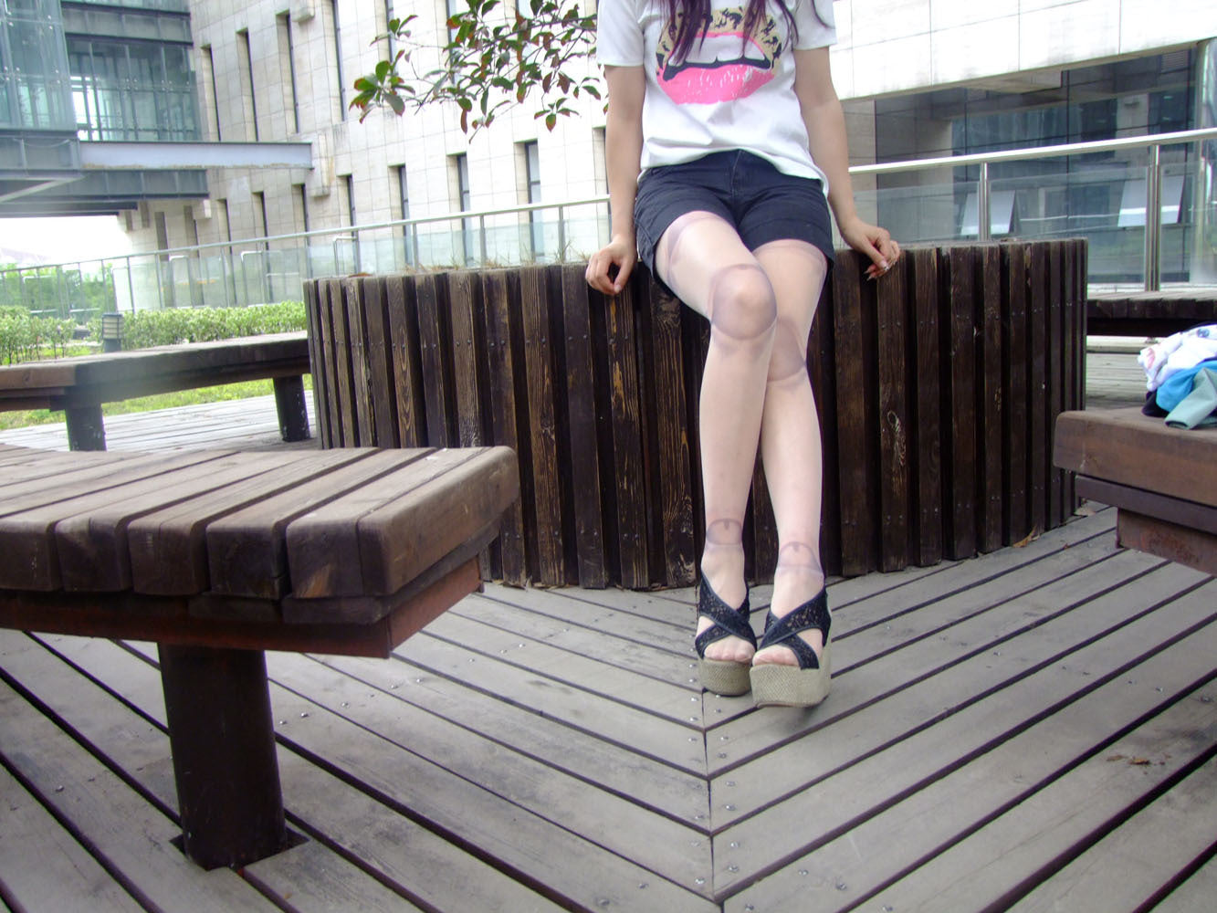 Joint Socks Autumn And Winter Women's Printed Romper Stockings - Fashionner