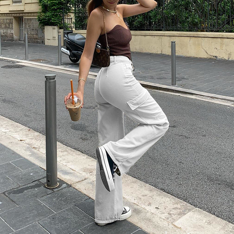 Women's Fashion Straight Jeans In Autumn - Fashionner