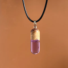 Reative Time Star Capsule Luminous Pendant Necklace