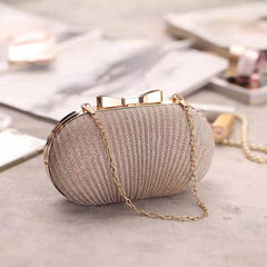 Fashion Pleated Butterfly Goose Egg Dinner Bag - Fashionner