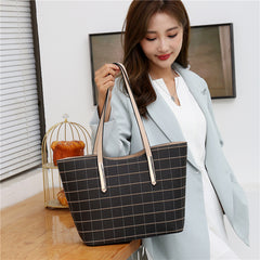New Korean Fashion Four-piece Set Texture Shoulder Women Hand-carrying Crossbody Bag - Fashionner