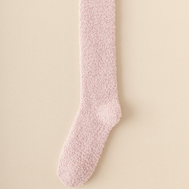 Lint-free Coral Fleece Socks Warm - Fashionner