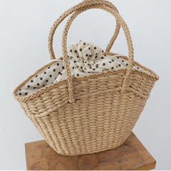 Fashion Rattan Women Handbags Wicker Lady Bags - Fashionner