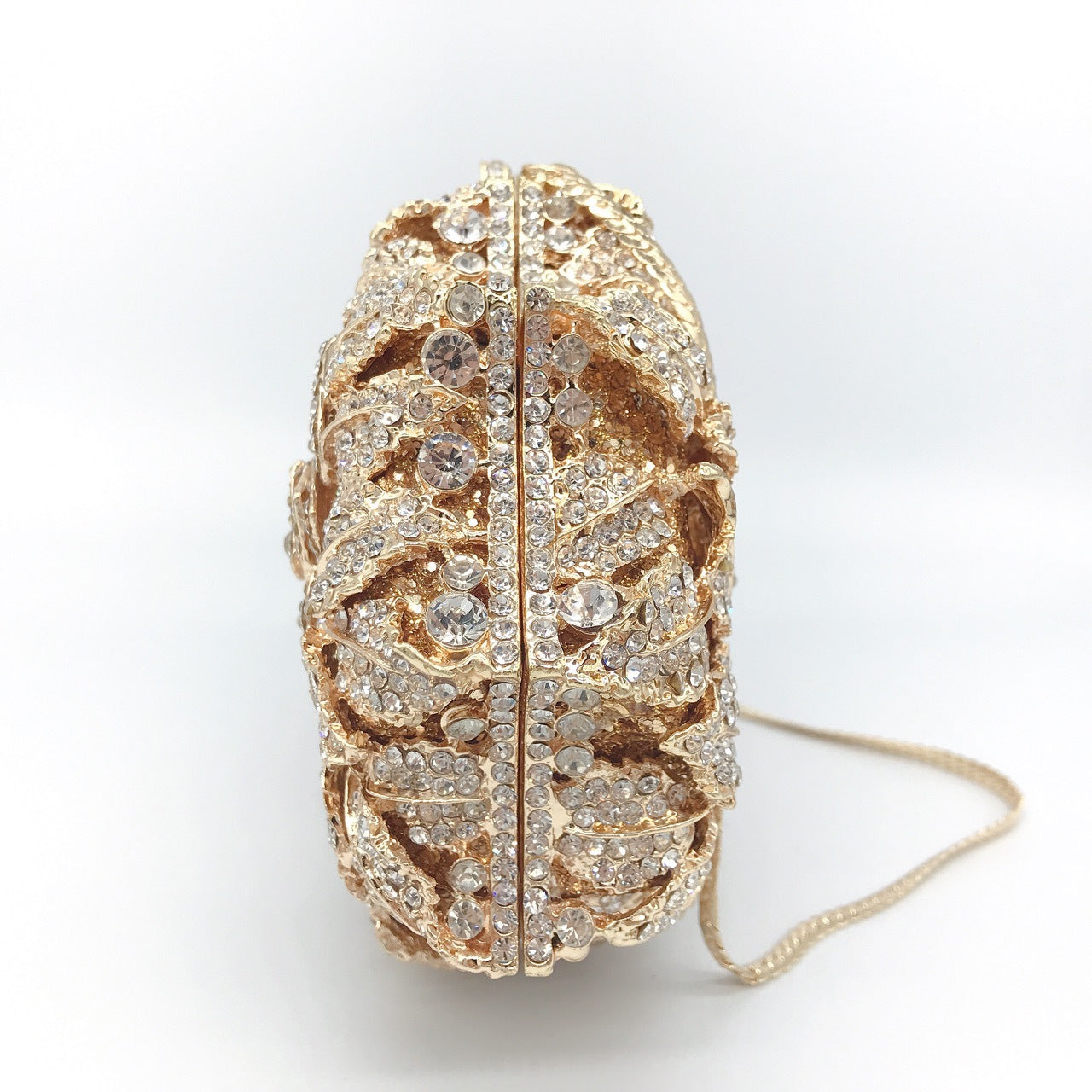 Hollow Rose Diamond Dinner Bag - Fashionner