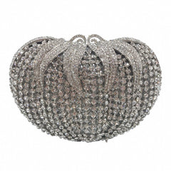 Fruit and Vegetable Tomato Slips Empty Metal Inlaid Diamond Full Water Diamond Handbag