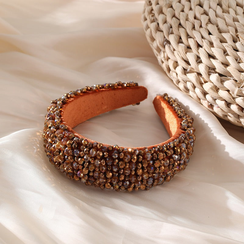 Fashionable Baroque handmade beaded crystal hair accessories - Fashionner