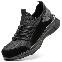 Labor Insurance Shoes Men's Anti-Smashing And Anti-Piercing Summer Breathable Steel-Toed Work Shoes Protective Shoes - Fashionner