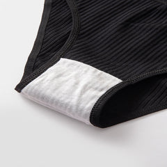 Women's Cotton Breathable Threaded Briefs - Fashionner