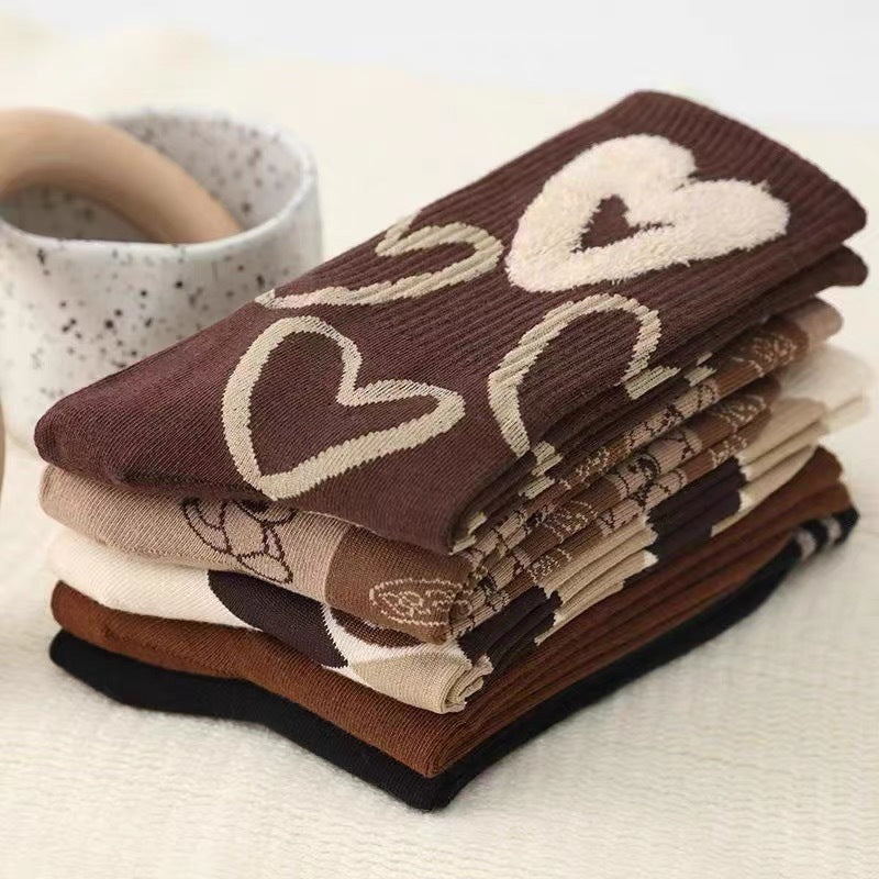 Feather Yarn Plush Bear Socks For Women - Fashionner