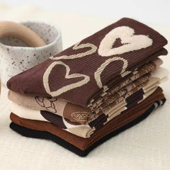 Feather Yarn Plush Bear Socks For Women - Fashionner