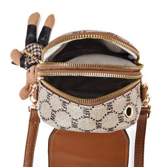 Women's Retro Multi-layer Messenger Mobile Phone Bag - Fashionner