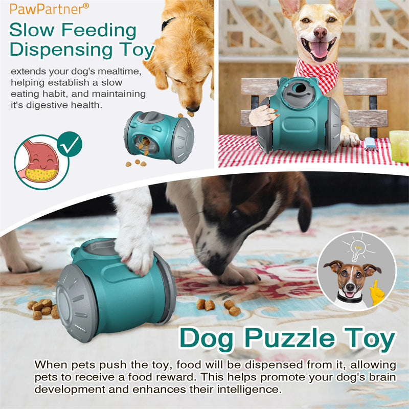 Dog Tumbler Toys Increases Pet IQ Interactive Slow Feeder For Small Medium Dogs Cat Training Balance Car Feeder Pet Toy Pet Products - Fashionner