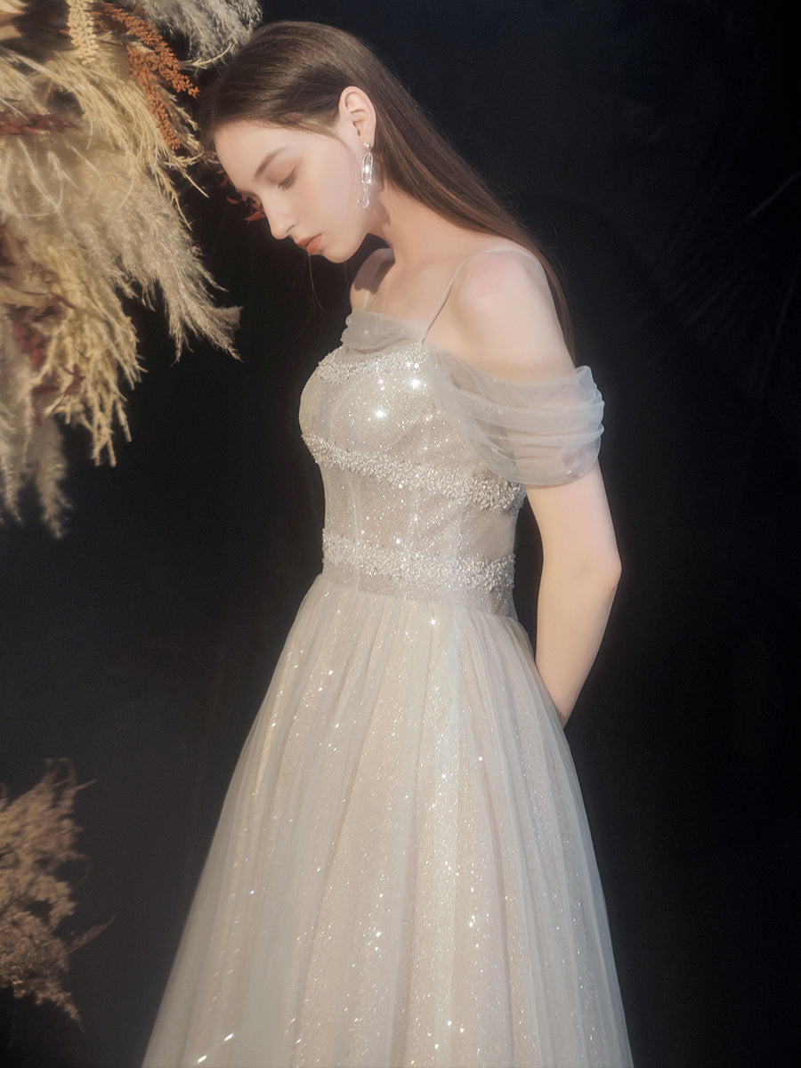 Star Sky Dress Skirt Slim Off Shoulder - Fashionner