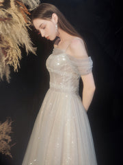 Star Sky Dress Skirt Slim Off Shoulder - Fashionner