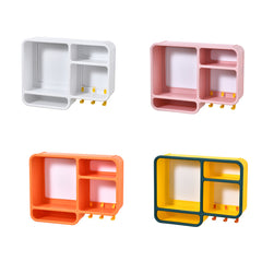 Cosmetics Dust-proof Wall Shelf - Fashionner