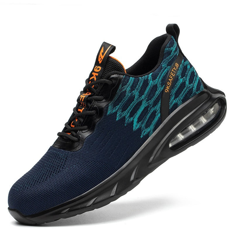 Summer Breathable Anti-Smash And Anti-Puncture Safety Shoes Wear-Resistant Breathable Work Shoes Safety Shoes - Fashionner