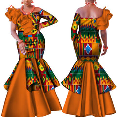 Wedding Party Dresses Traditional African Costumes - Fashionner