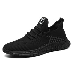 Flying Woven Sports Men's Shoes Summer Breathable Casual Shoes New Trend Mesh Coconut Shoes Men's Running Shoes - Fashionner