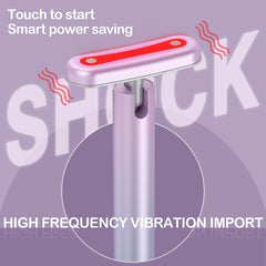 Wand Skin Care EMS Micro-current Introduction Rotatable Vibration Face And Neck Massage - Fashionner