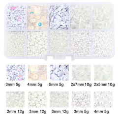 Glass Beads Handmade Diy Same Color Sequin Beads