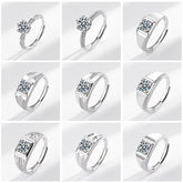 Mozan Diamond One Carat Couple Ring