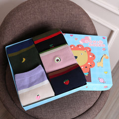 Cute Cartoon Three-dimensional Pure Cotton Mid Tube Christmas Couple Socks - Fashionner