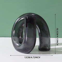 Creative Heterosexual Glass Flower Arrangement Hydroponic Bottle Furniture Model Room