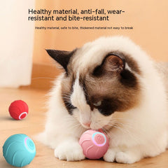 Smart Cat Toys Rolling Ball Pet Cat Owner Interactive Pets Toys Automatic Bouncing Ball USB Self Hi Teasing Kittens Jumping Ball - Fashionner
