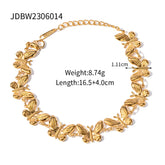 Fashionable All-Match Europe And America Cross Border Stainless Steel Butterfly Bracelet For Women Luxury Dainty Bracelets Jewelry