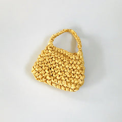 Ribbon bag Hyuna woven bag crochet bag silk scarf bag summer female mobile phone bag handbag