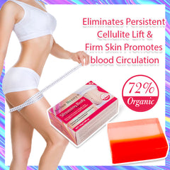 Body Sculpting Two-Color Handmade Soap Body Skin Curve Lift Moisturizing Moisturizing Mild Skin Care Handmade Soap - Fashionner