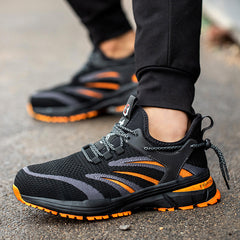 Men's Shoes Labor Insurance Shoes Puncture-Proof Lightweight Md-Soled Casual Protective Shoes - Fashionner