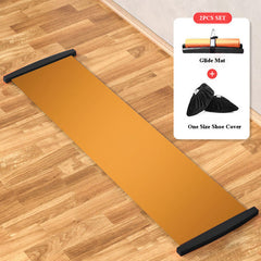 Bilink Custom Fitness sliding board thin leg fitness skating trainer speed skating training board sliding pad - Fashionner