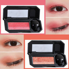 UBUB Brand Double Color Convenient Eyeshadow Makeup Palette Waterproof Pigment Shimmer Eye Color Cosmetics - Fashionner