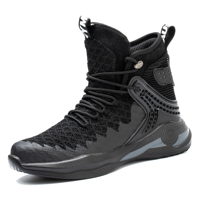 High-Top Men's Anti-Smashing And Anti-Piercing Steel-Toed Safety Shoes Lightweight Protective Work Shoes - Fashionner