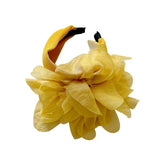 Fashion fabric oversized colorful flower fashion headband - Fashionner